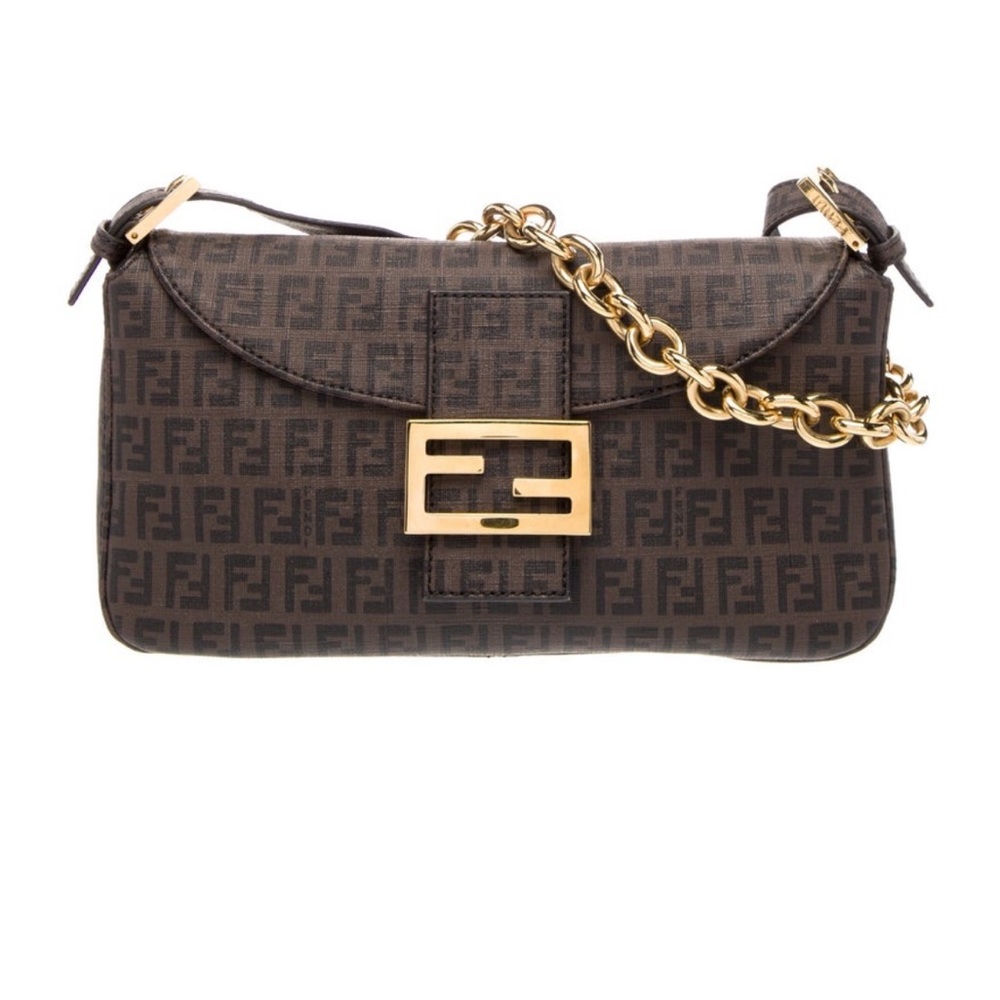 Fendi Zucchino Baguette Bag